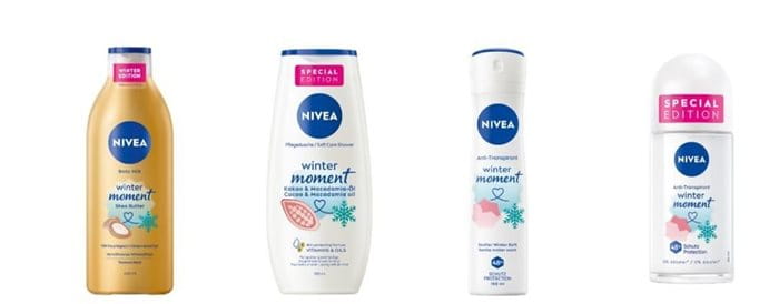 NIVEA Winter Moment Pordukte